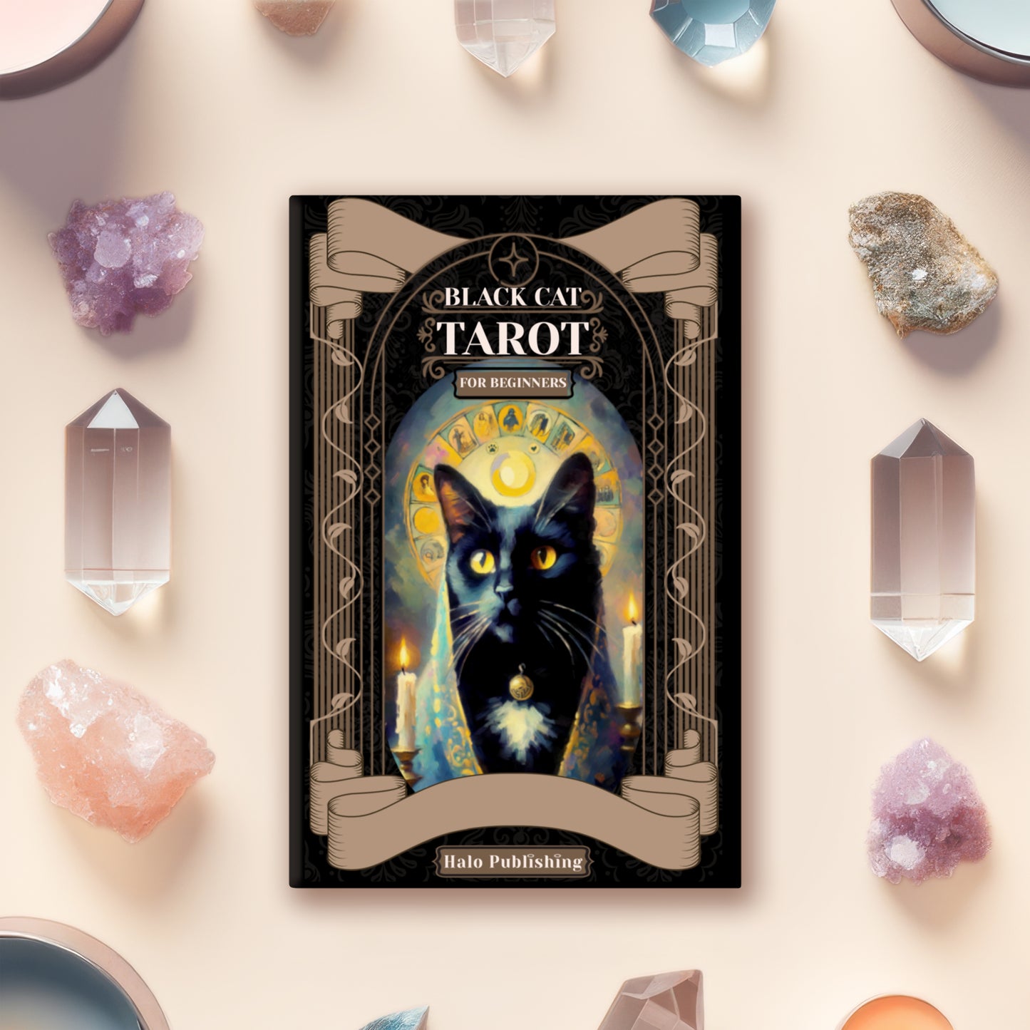 Black Cat Tarot for Beginners | 22 Card Major Arcana Deck and Guidebook